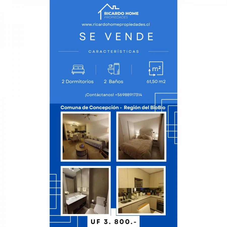 Foto Departamento en Venta en Concepcin, Concepcin - UFs 3.800 - DEV153048 - BienesOnLine