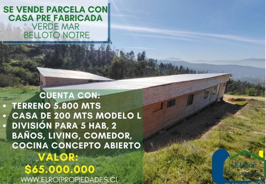 SE VENDE PARCELA CON CASA PRE FABRICADA