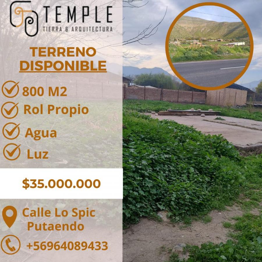 Foto Terreno en Venta en Putaendo, Putaendo, San Felipe de Aconcagua - $ 35.000.000 - TEV152858 - BienesOnLine