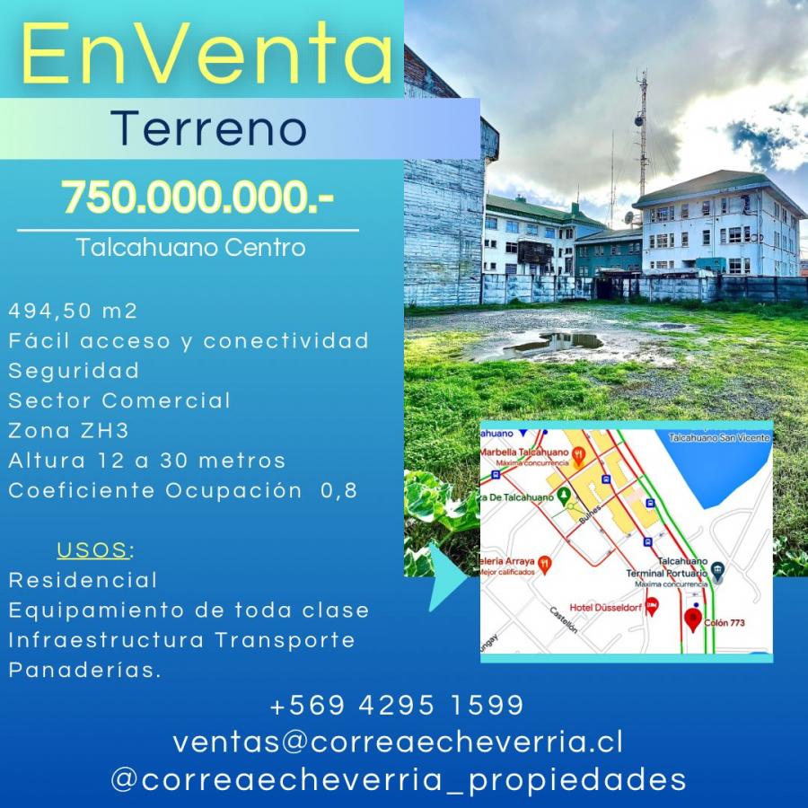 Terreno en Venta Talcahuano