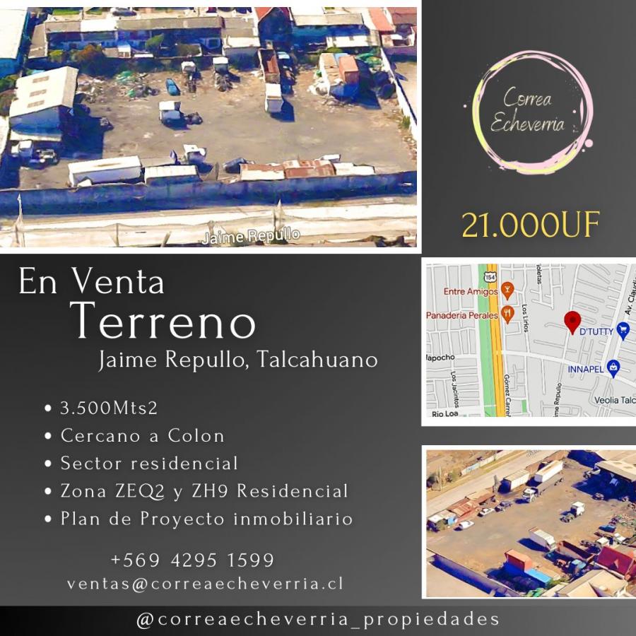 Foto Terreno en Venta en Talcahuano, Talcahuano, Concepción - UFs 21.000 - TEV153691 - BienesOnLine