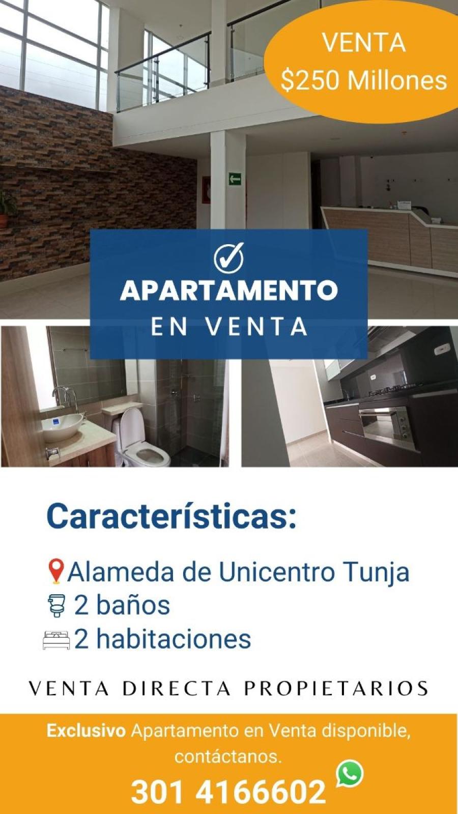 Foto Apartamento en Venta en Alameda de Unicentro, Tunja, Boyacá - $ 250.000.000 - APV200088 - BienesOnLine