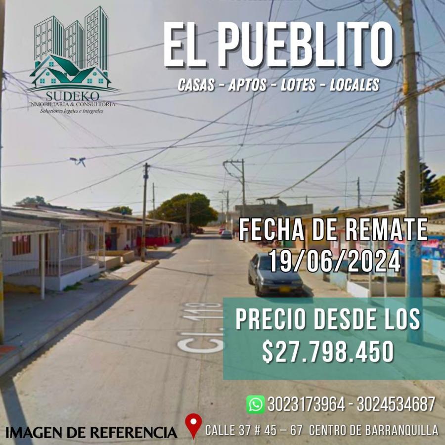 Foto Casa en Venta en EL PUEBLITO, Barranquilla, Atlántico - $ 27.798.450 - CAV209742 - BienesOnLine