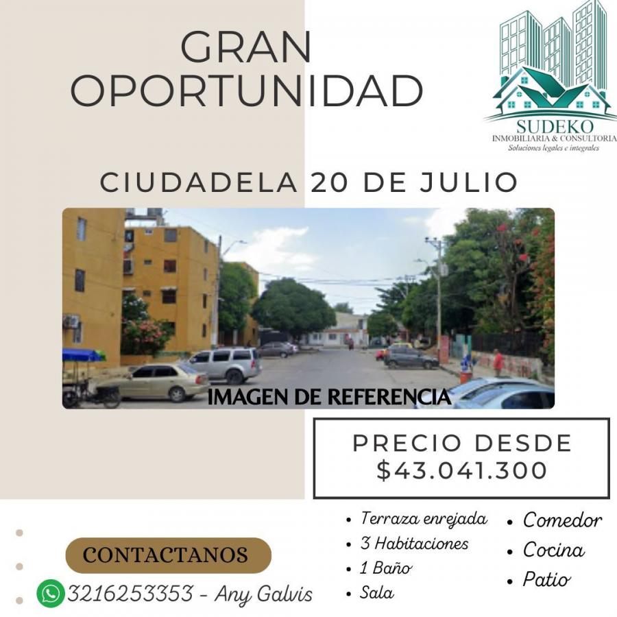 Foto Casa en Venta en CIUDADELA 20 DE JULIO, Barranquilla, Atlántico - $ 43.041.300 - CAV203319 - BienesOnLine