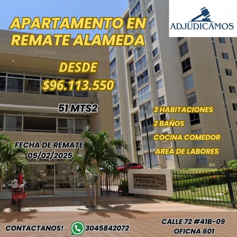 APARTAMENTO EN REMATE ALAMEDA DEL RIO 