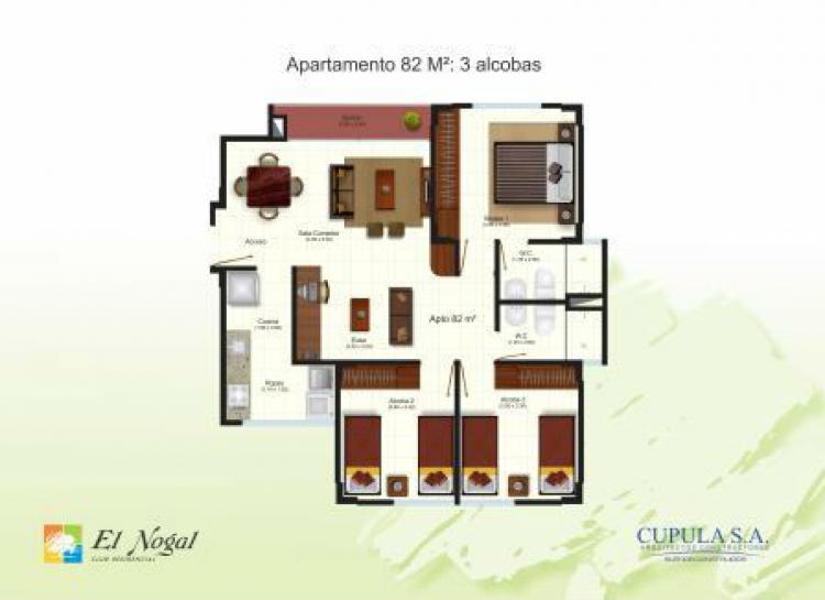 Apartamento para estrenar en Pereira. El Nogal, Club Residencial. Incluye parqueadero descubierto