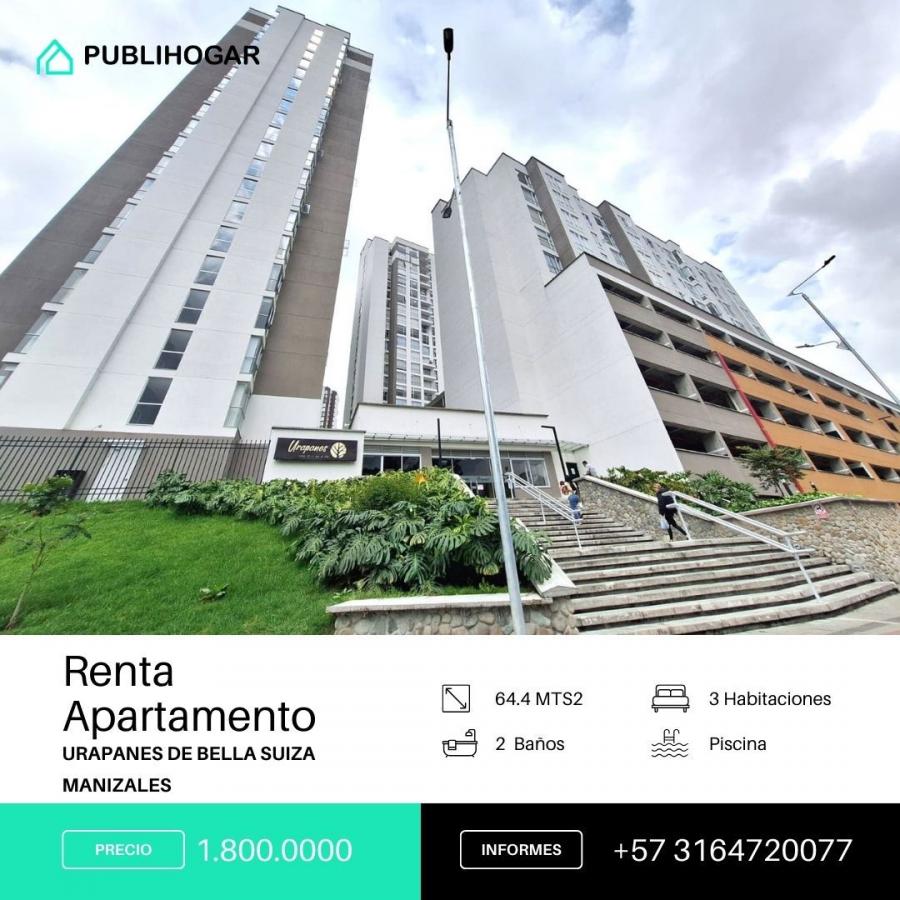 Foto Apartamento en Arriendo en Alta Suiza, Manizales, Caldas - $ 1.800.000 - APA211020 - BienesOnLine