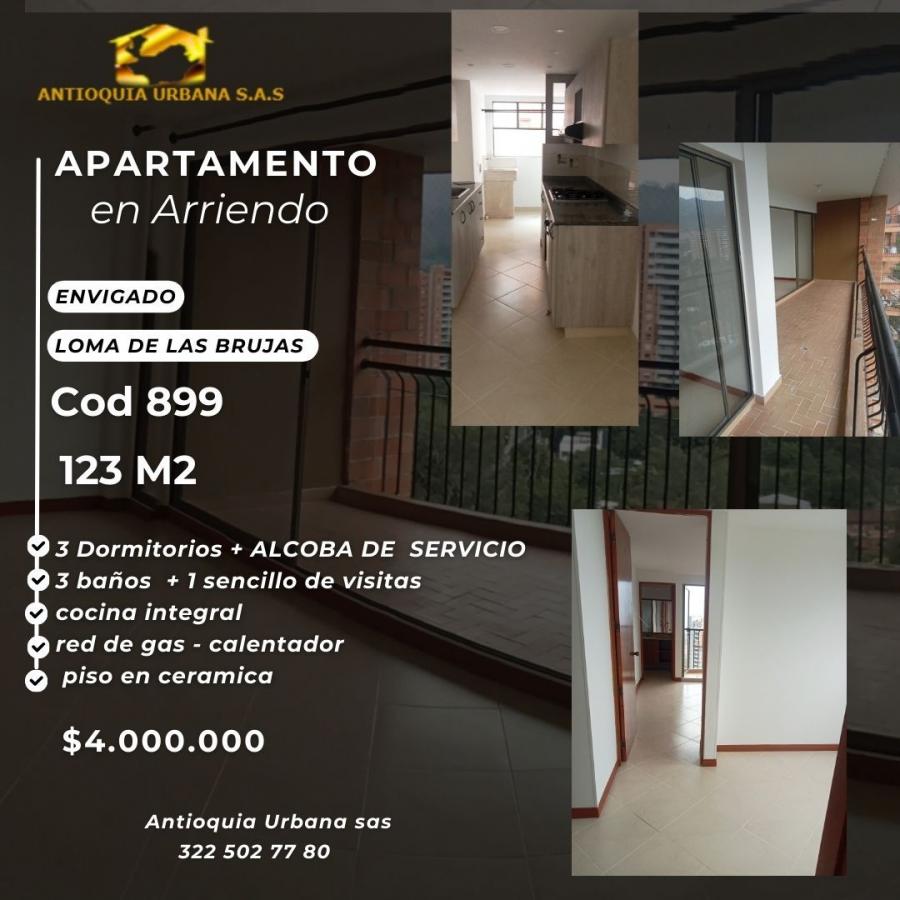 Foto Apartamento en Arriendo en Loma de las Brujas, Envigado, Antioquia - $ 4.000.000 - APA210781 - BienesOnLine