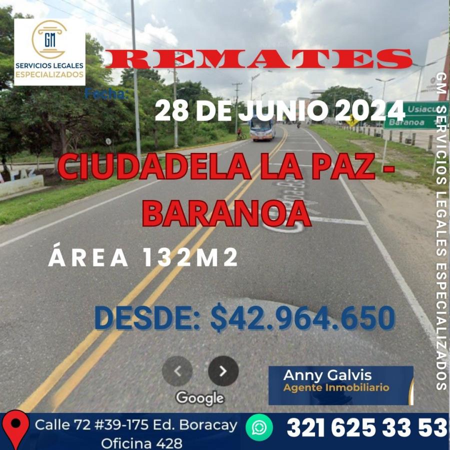 Foto Casa en Venta en CIUDADELA LA PAZ, Baranoa, Atlántico - $ 42.964.650 - CAV209813 - BienesOnLine