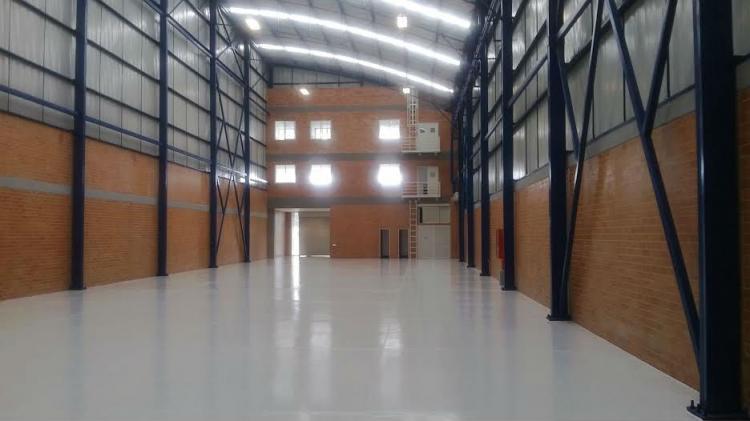 Bodega Zona Franca Tocancipá 700 Mts area libre y 300 Mts oficinas, 75KVA, estrenar 