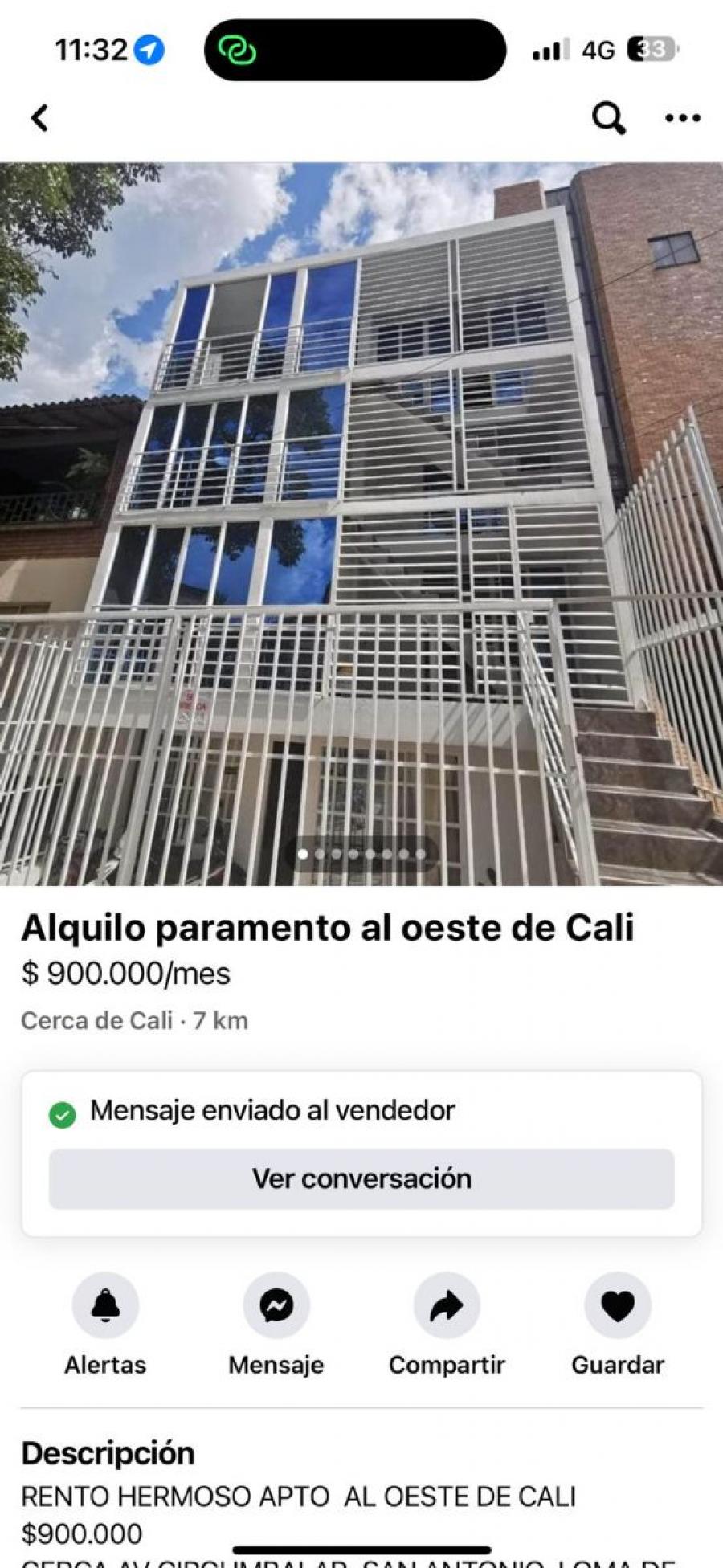 HERMOSO APARTAMENTO ZONA OESTE