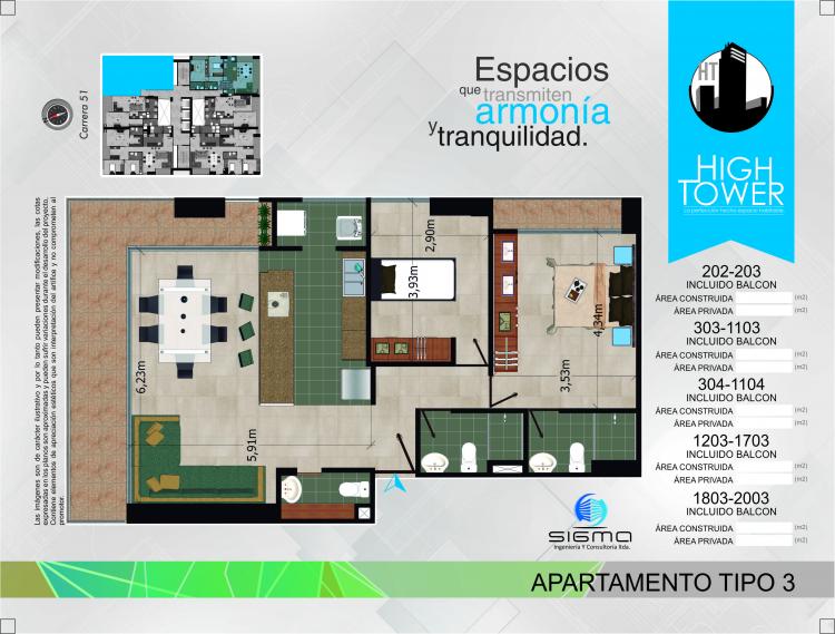 Foto Apartamento en Venta en ALTO PRADO, Barranquilla, Atlántico - $ 284.000.000 - APV90464 - BienesOnLine