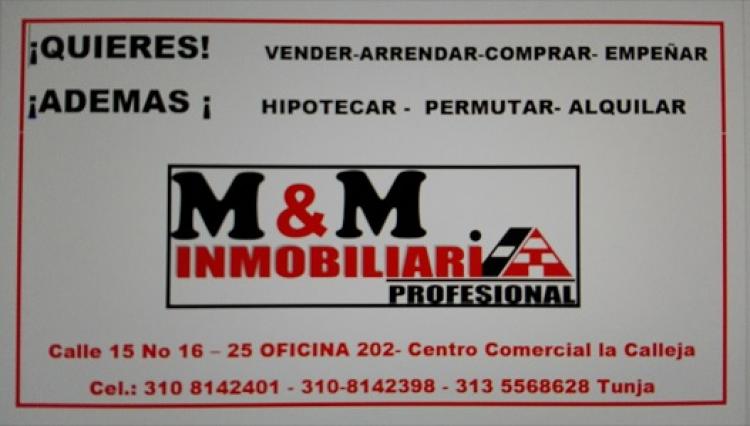 INMOBILIARIA M&M profesional en Tunja