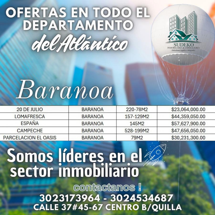 Foto Casa en Venta en Baranoa, Atlántico - $ 22.000.000 - CAV209879 - BienesOnLine