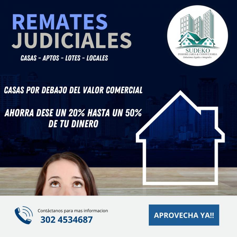 REMATE DE CASAS - INMUEBLES DE OPORTUNIDAD - CASA PROPIA