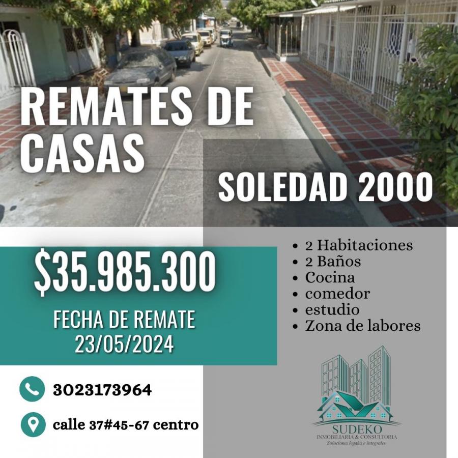 Foto Casa en Venta en Soledad 2000, Soledad, Atlántico - $ 35.985.300 - CAV209634 - BienesOnLine