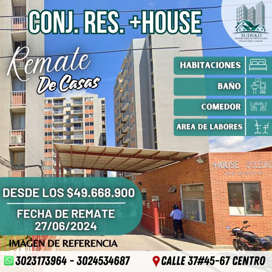 REMATES DE CASAS - INMUEBLES DE OPORTUNIDAD - COMPRAR CASA PROPIA - BARRANQUILLA