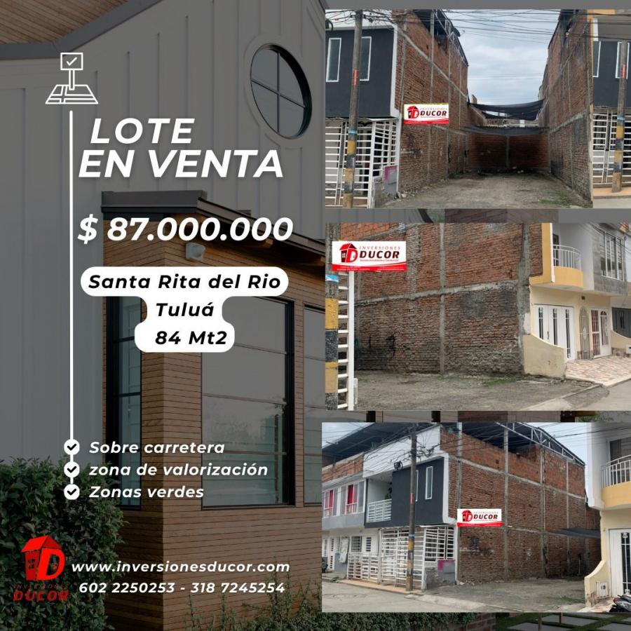 Se vende lote en Santa Rita del Rio