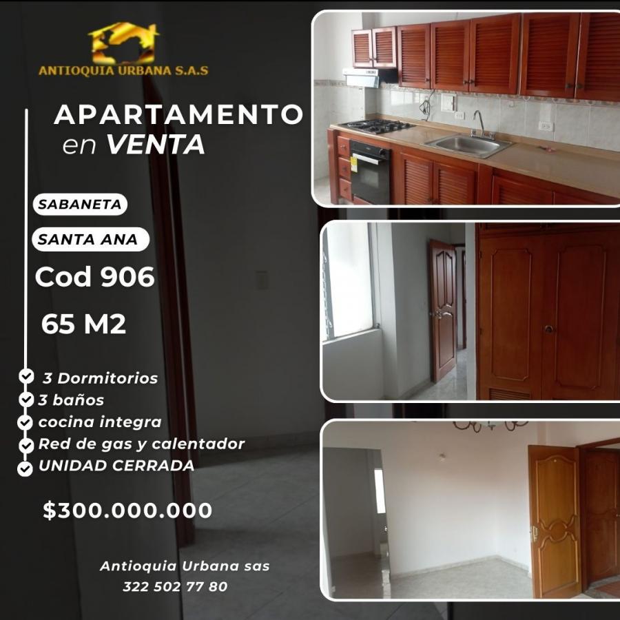 Foto Apartamento en Venta en santa ana, Sabaneta, Antioquia - $ 300.000.000 - APV210460 - BienesOnLine