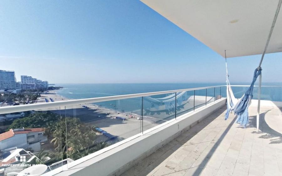 Venta de Apartamento Frente al Mar de Playa Bello Horizonte en Santa Marta, Colombia