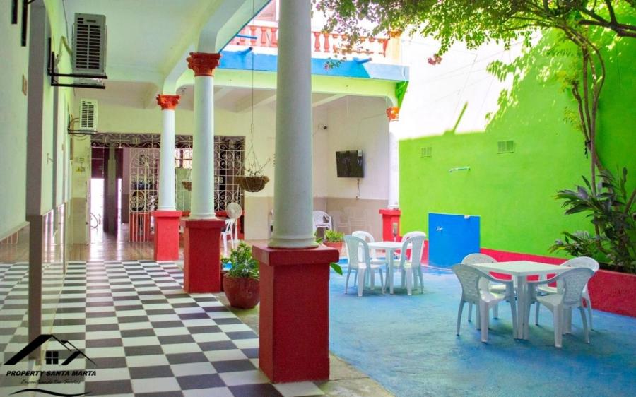 Venta de Exclusivo Hostal del Centro Histórico de Santa Marta, Colombia