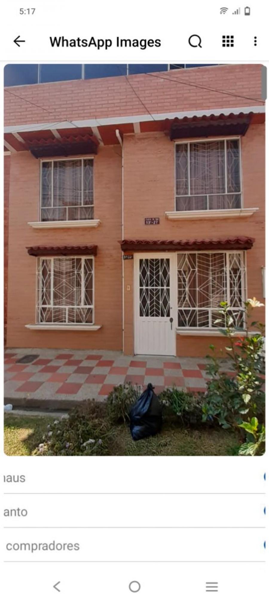 VENTA HERMOSA CASA EN SOACHA COMPARTIR BARRIO VILLA SOFIA 