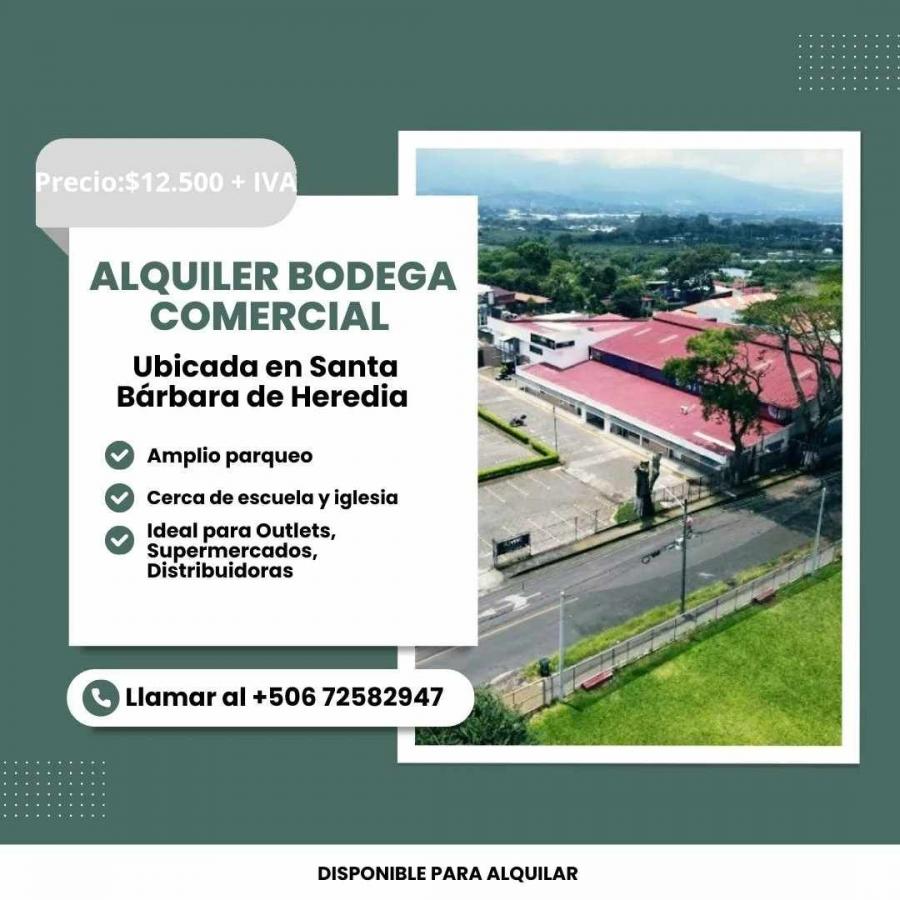 Foto Bodega en Alquiler en Santa Bárbara, Heredia - U$D 12.500 - BOA109722 - BienesOnLine