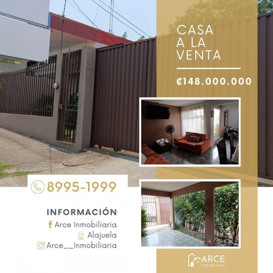 Foto Casa en Venta en Alajuela, Alajuela, Alajuela - ¢ 148.000.000 - CAV103510 - BienesOnLine