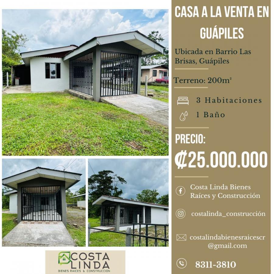 Casa a la venta en Barrio las Brisas, Guápiles