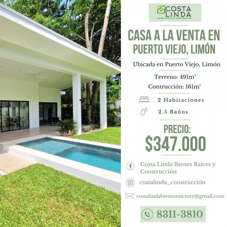 Casa en Venta en Puerto Viejo Talamanca, Limón