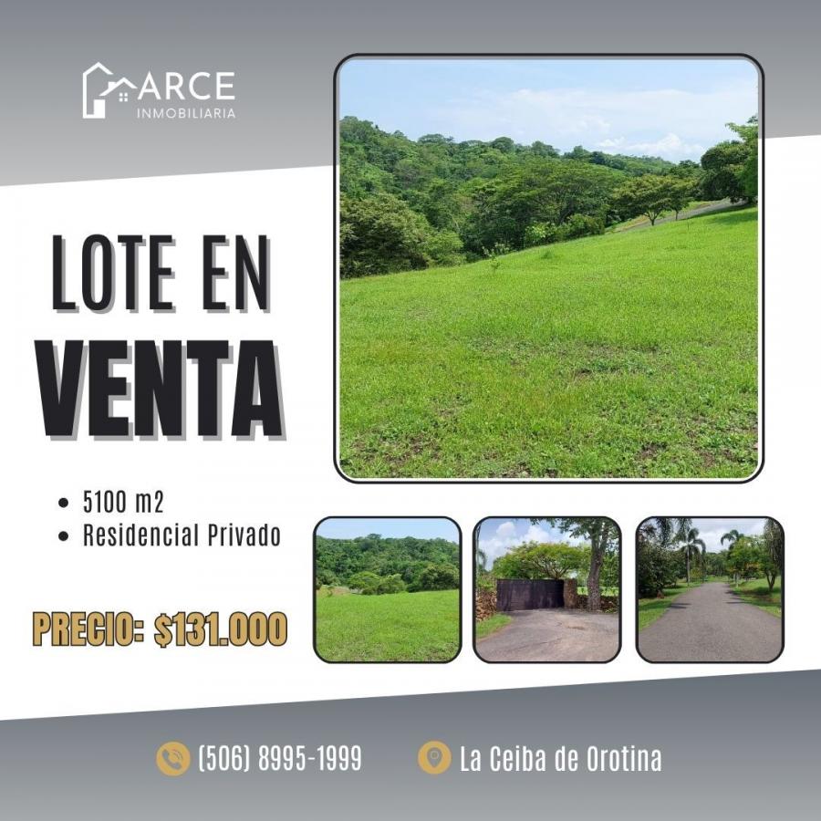 Foto Terreno en Venta en La Ceiba, Orotina, Alajuela - U$D 131.000 - TEV103027 - BienesOnLine