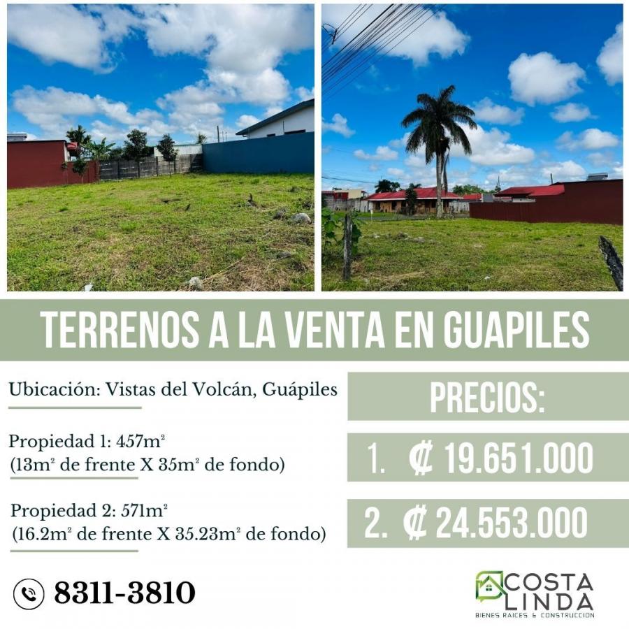 Terreno en Venta en Vistas del Volcán Guápiles, Limón