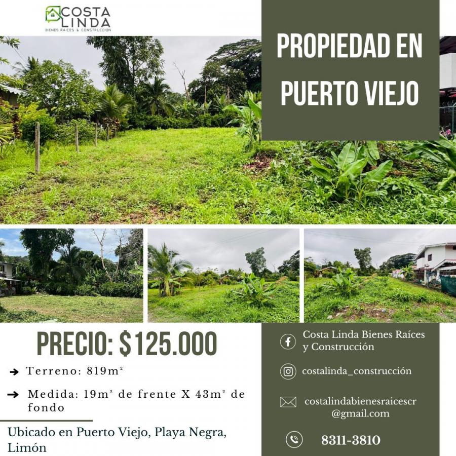 Terreno en Venta en Puerto Viejo Talamanca, Limón