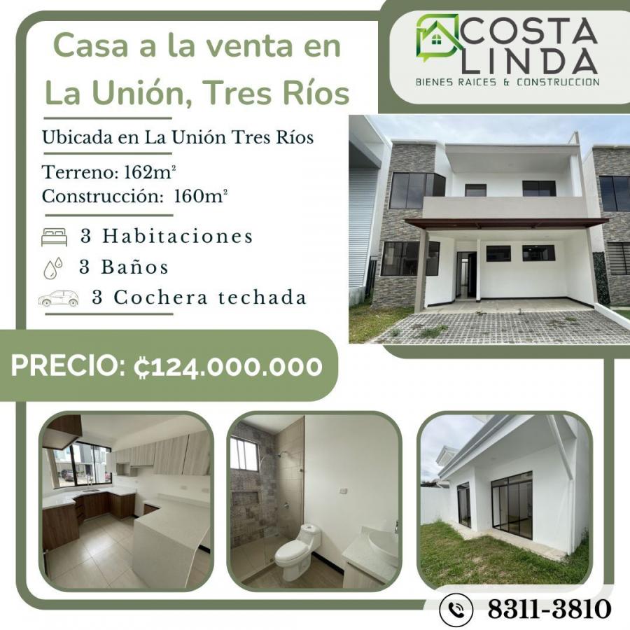 Foto Casa en Venta en Tres Ríos, La Unión, Cartago - ¢ 124.000.000 - CAV98587 - BienesOnLine