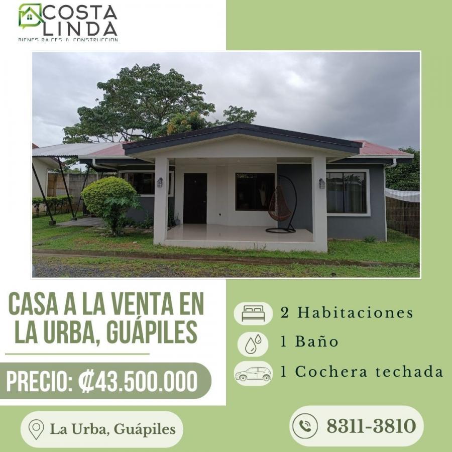 Casa a la venta en La Urba, Guápiles