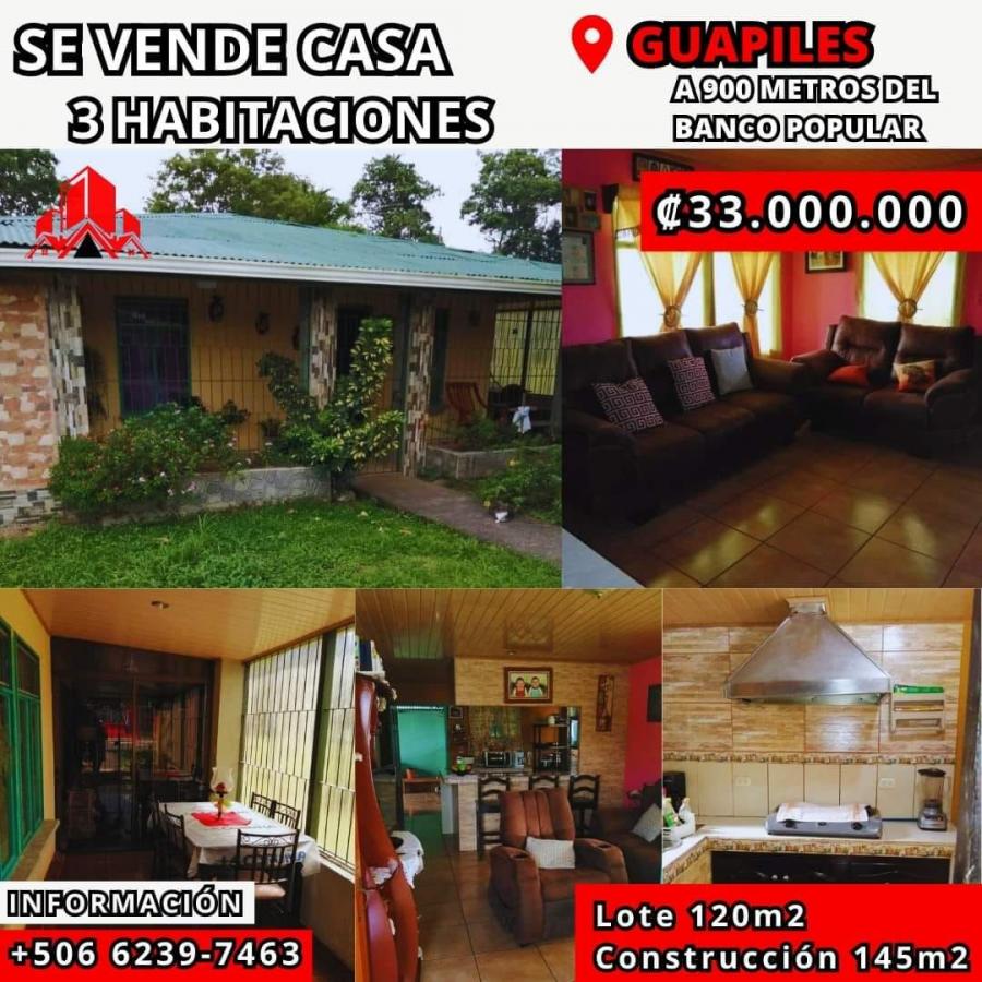 Foto Casa en Venta en Guapiles, Guápiles, Limón - ¢ 33.000.000 - CAV101360 - BienesOnLine