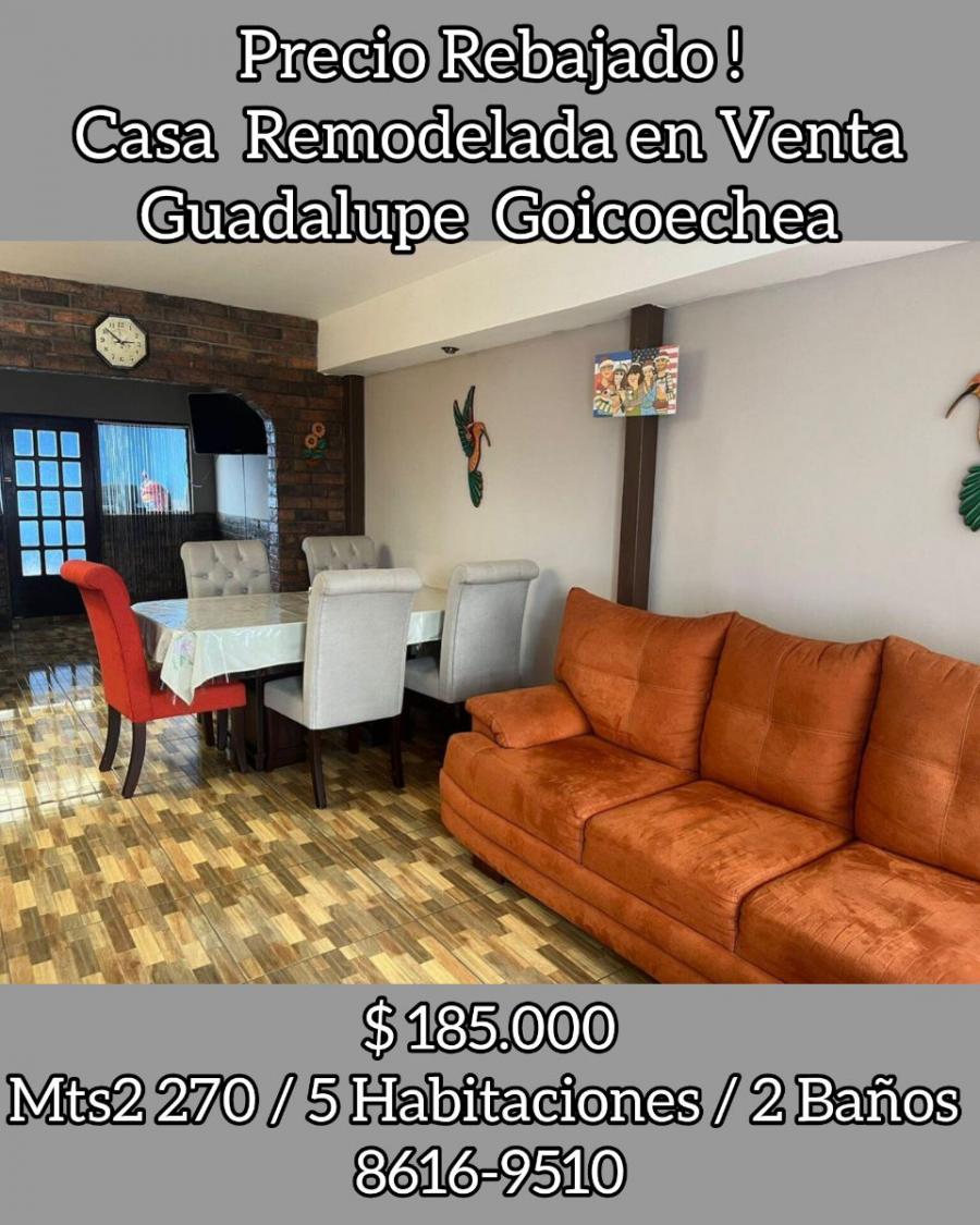 Foto Casa en Venta en Guadalupe, San Jos - U$D 185.000 - CAV102236 - BienesOnLine