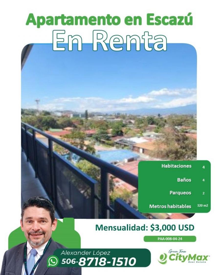 Foto Apartamento en Alquiler en Bello Horizonte, Escaz, San Jos - U$D 3.000 - APA97474 - BienesOnLine