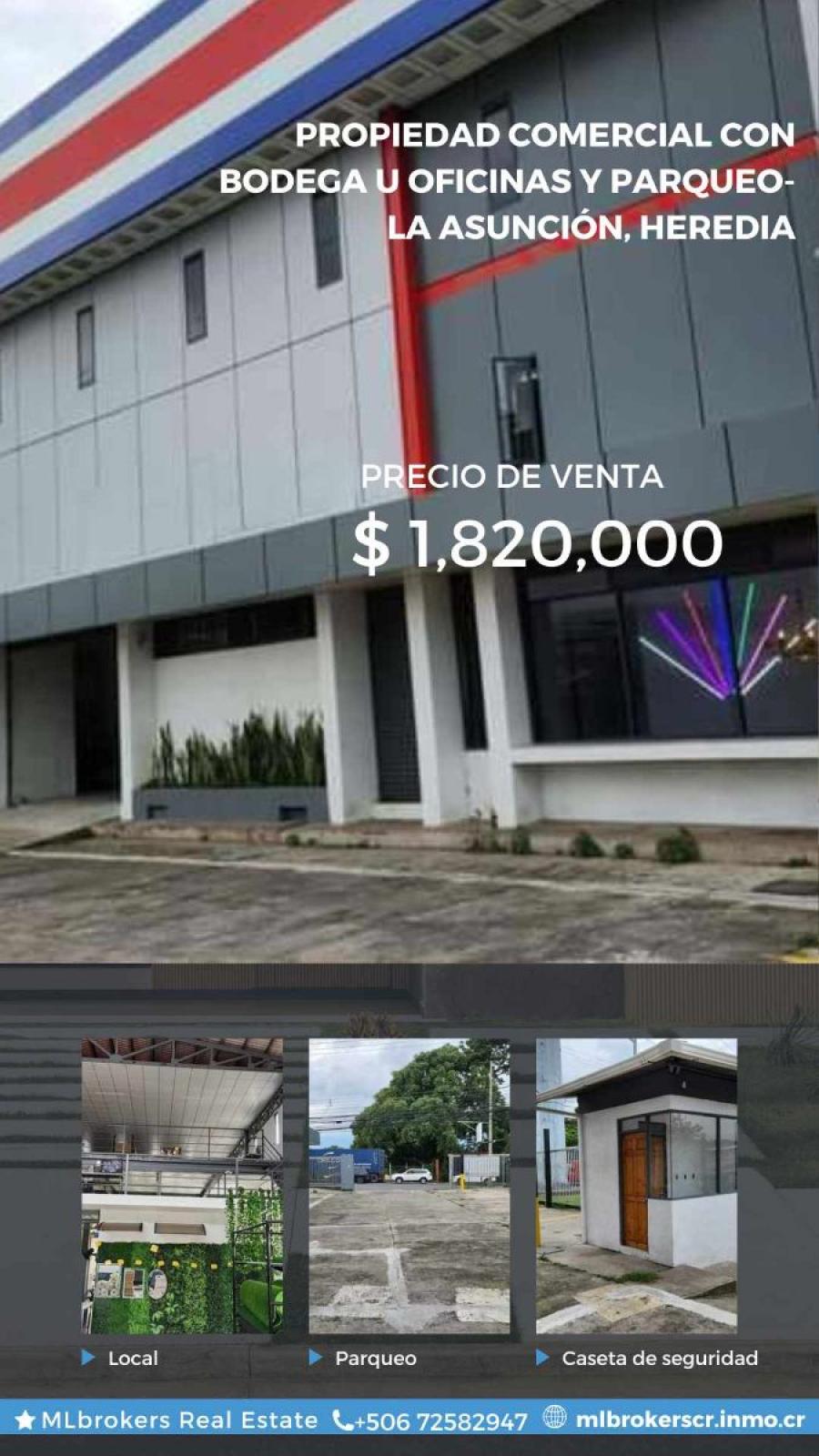 Local Comercial en Venta en La Asunción, Heredia