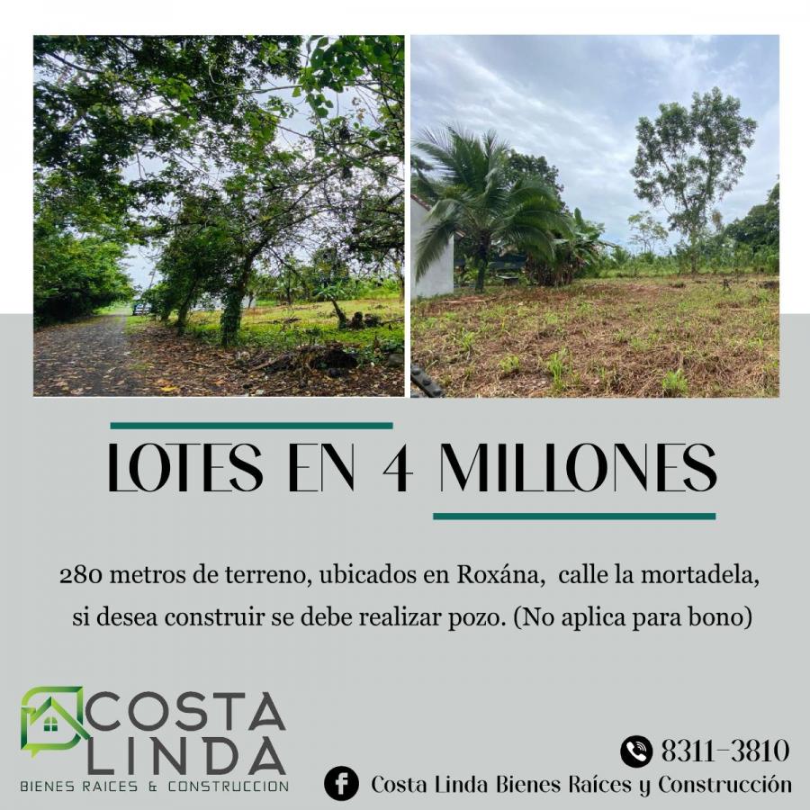 Foto Terreno en Venta en Roxana, Gupiles, Limn - ¢ 4.000.000 - TEV77341 - BienesOnLine