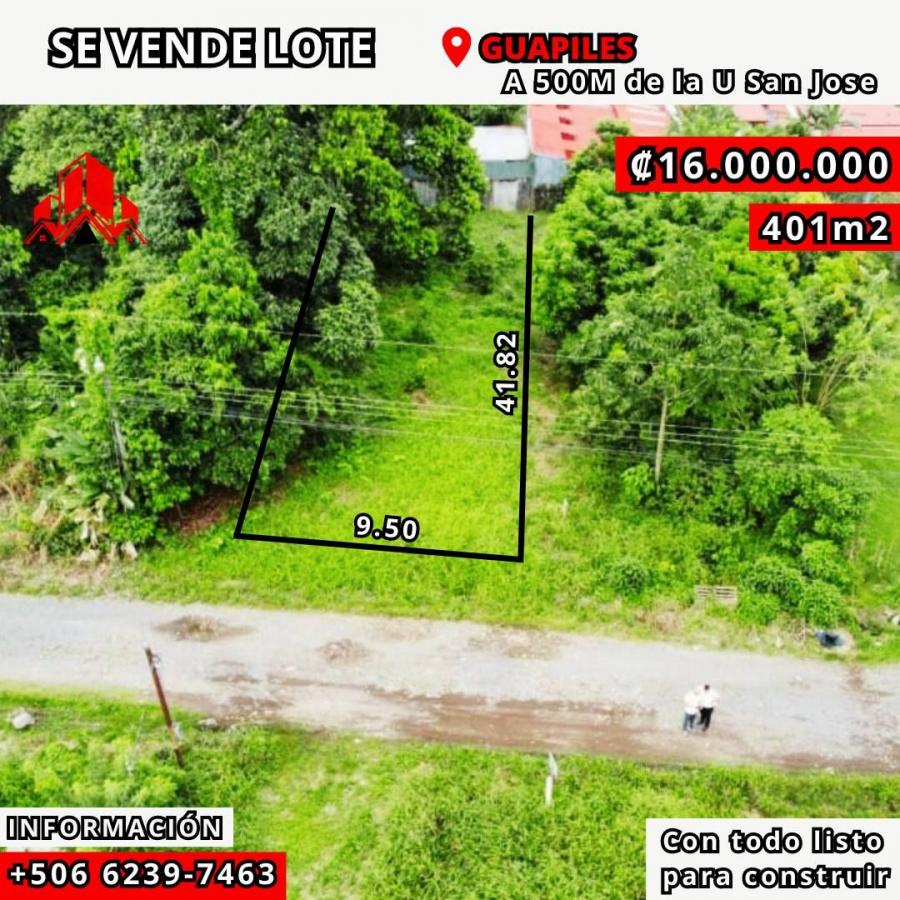 Foto Terreno en Venta en Guapiles, Gupiles, Limn - ¢ 16.000.000 - TEV101345 - BienesOnLine