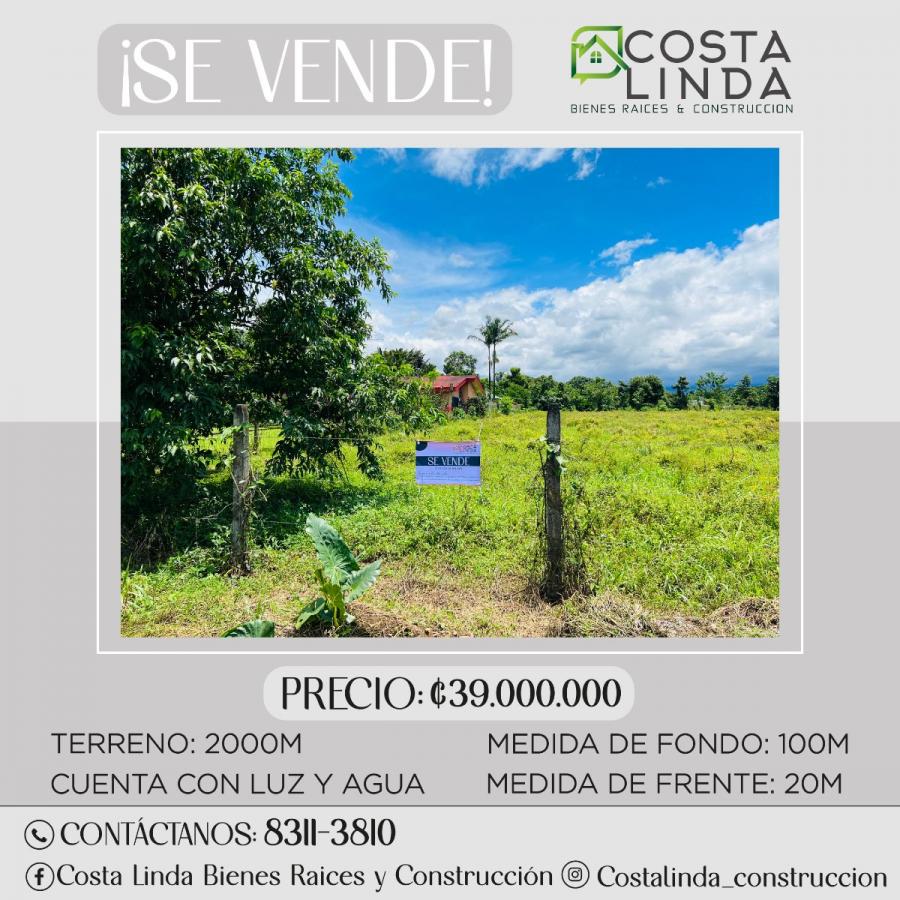 Lote en Venta Guápiles