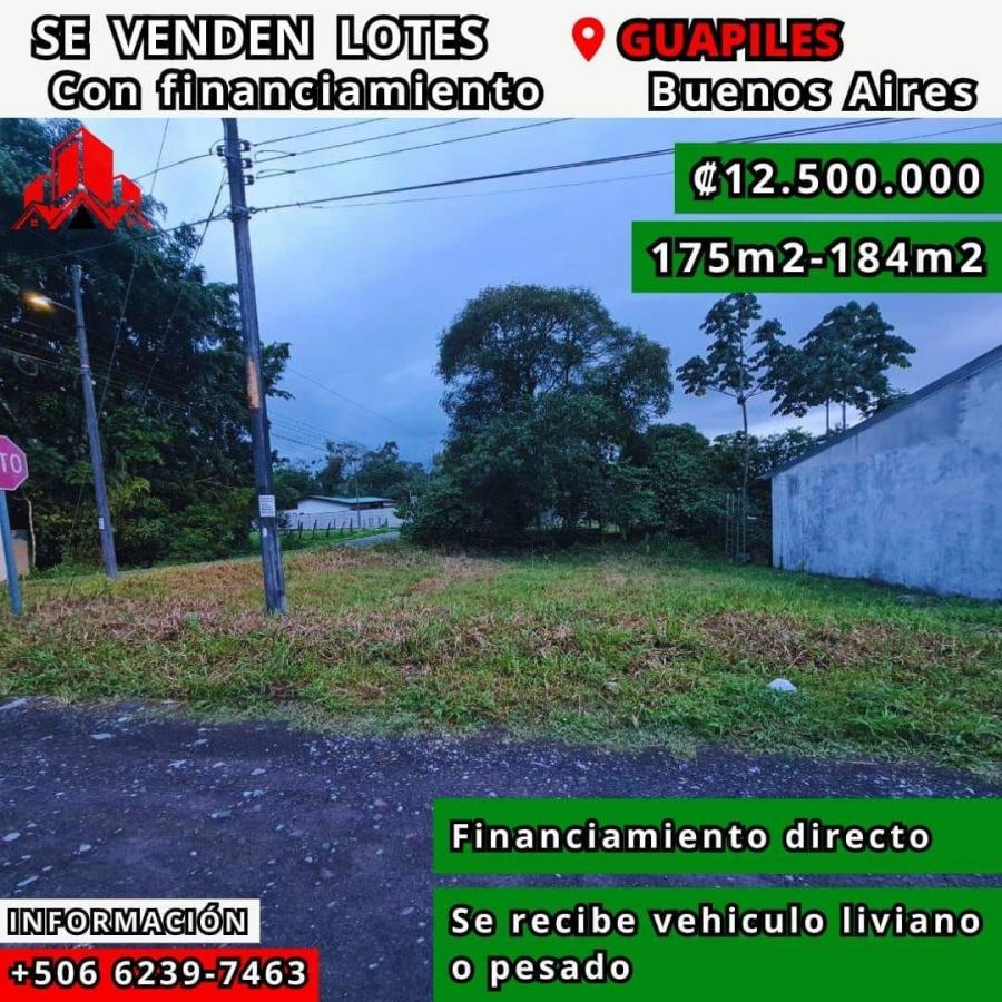 Foto Terreno en Venta en Guapiles Buenos Aires, Gupiles, Limn - ¢ 12.500.000 - TEV101353 - BienesOnLine