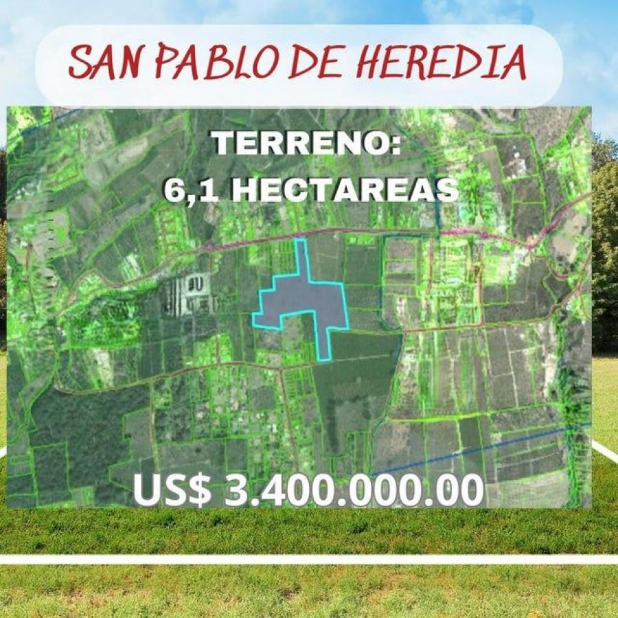 Foto Terreno en Venta en SAN PABLO HEREDIA, SAN PABLO HEREDIA, Heredia - U$D 3.400.000 - TEV100412 - BienesOnLine