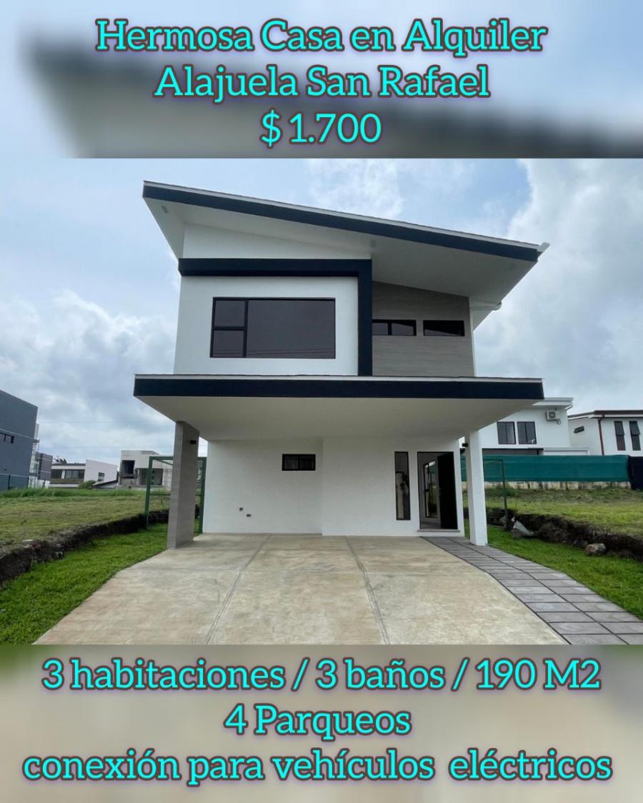 Foto Casa en Alquiler en San Rafael, Alajuela - U$D 1.700 - CAA101246 - BienesOnLine