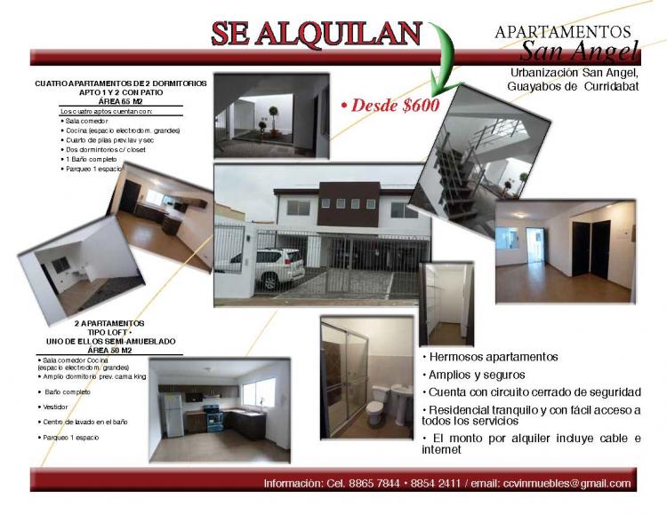 Foto Apartamento en Alquiler en Curridabat, San José - U$D 600 - APA2040 - BienesOnLine