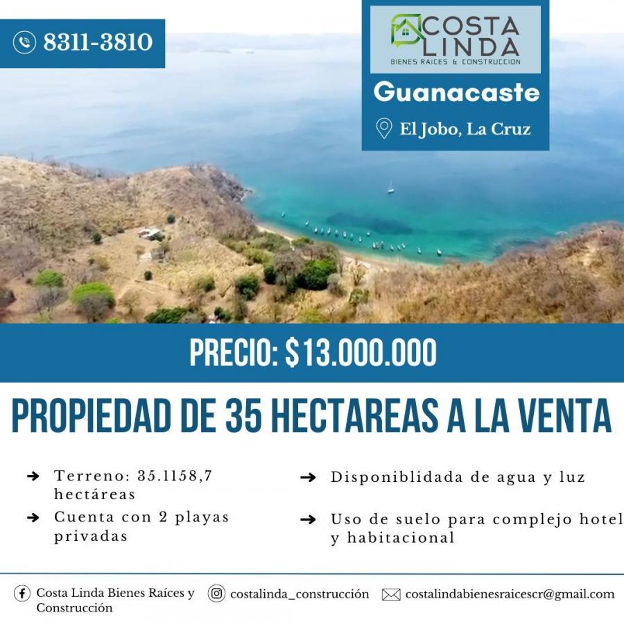 Foto Terreno en Venta en El Jobo, La Cruz, Guanacaste - U$D 13.000.000 - TEV105463 - BienesOnLine