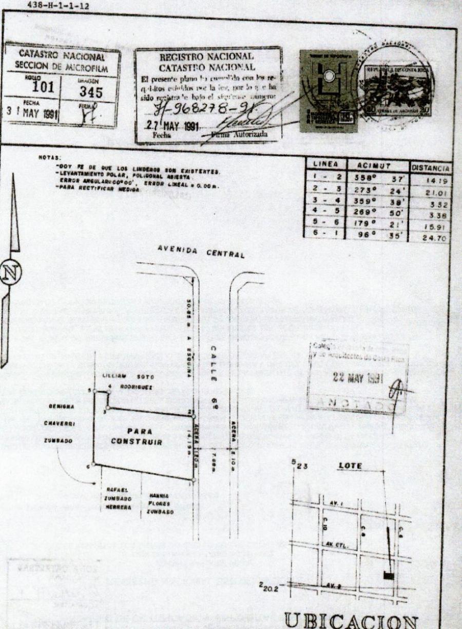 Foto Terreno en Venta en Heredia, Heredia - ¢ 215.000.000 - TEV105218 - BienesOnLine