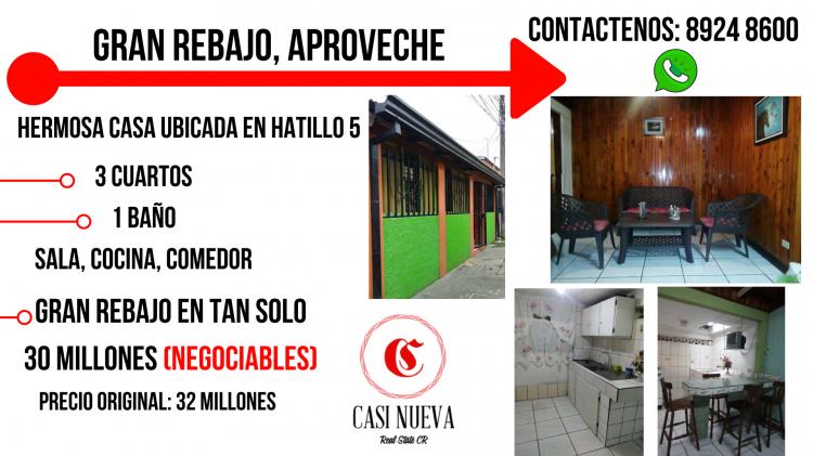 Venta Casa Hatillo 5, San Jose