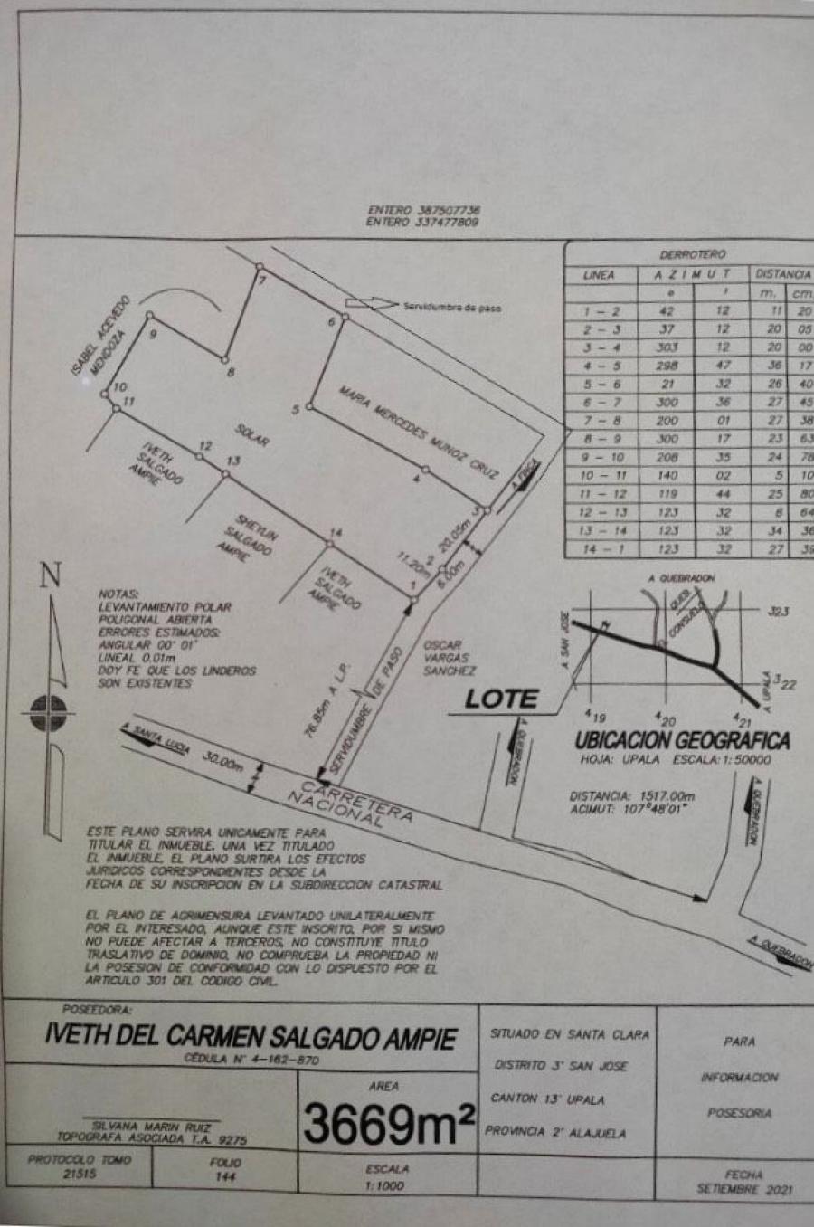 Foto Terreno en Venta en santa Clara, Upala , Quebradon, Alajuela - ¢ 35.000.000 - TEV98722 - BienesOnLine